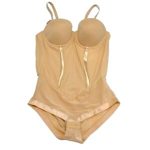 Maidenform Womens Firm Control Bodybriefer One Piece Nude Lift 38B New Imperfect